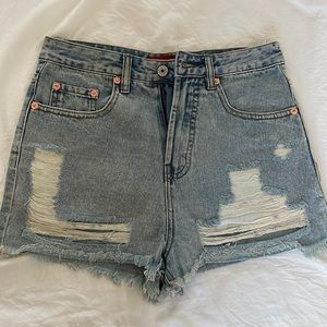 Signature8 high waisted Denim Shorts